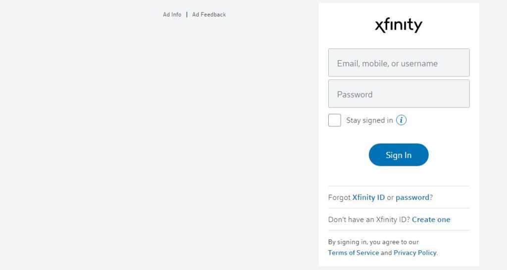 comcast xfinity verify email