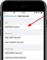 how to Configure email account on iphone setting