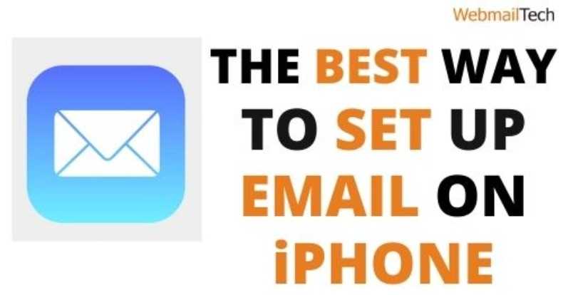 How To Setup Email On iphone ?