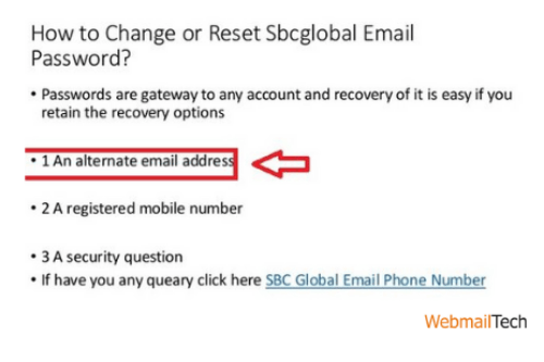You must specify an other email address where you would want to receive the temporary password. Select the ‘Continue' button.