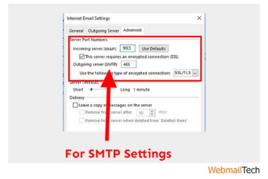 ATT.NET Email SMTP Server Configuration