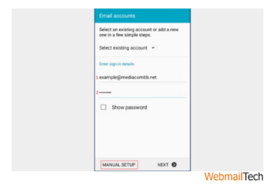 mediacom outgoing mail smtp settings