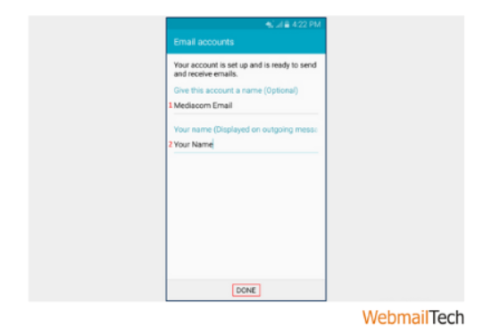 Mediacom Email Configuration For Android