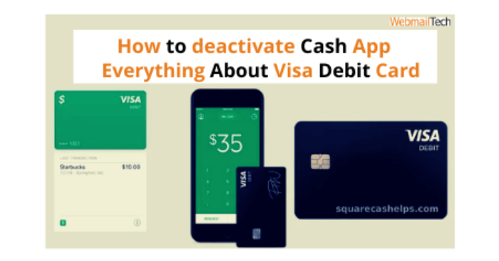 How to deactivate Cash App card Everything About Visa Debit Card