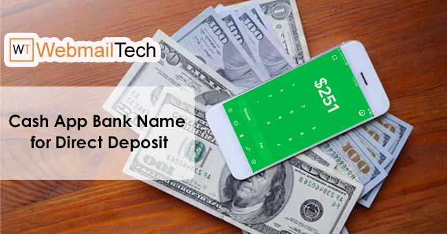 What is Cash App Bank Name? Account & Routing Number - Webmailtech
